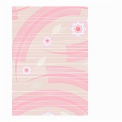 Background Non Seamless Pattern Pink Small Garden Flag (two Sides) by Pakrebo