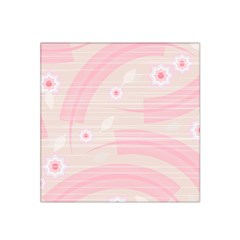 Background Non Seamless Pattern Pink Satin Bandana Scarf