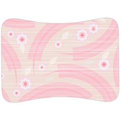 Background Non Seamless Pattern Pink Velour Seat Head Rest Cushion by Pakrebo