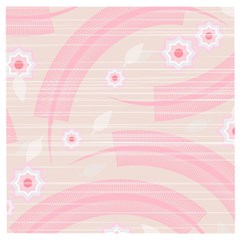 Background Non Seamless Pattern Pink Wooden Puzzle Square