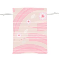 Background Non Seamless Pattern Pink  Lightweight Drawstring Pouch (xl)