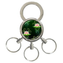 Background Non Seamless Pattern 3-ring Key Chain by Pakrebo