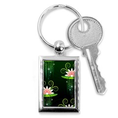 Background Non Seamless Pattern Key Chain (rectangle) by Pakrebo