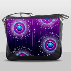 Non Seamless Pattern Background Messenger Bag by Pakrebo