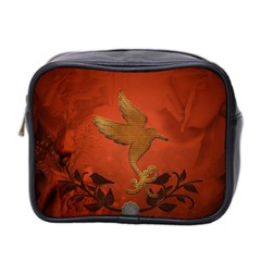 Elegant Decorative Bird Mini Toiletries Bag (two Sides) by FantasyWorld7