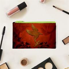 Elegant Decorative Bird Cosmetic Bag (xs) by FantasyWorld7