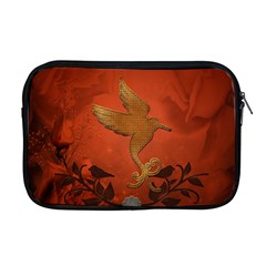 Elegant Decorative Bird Apple Macbook Pro 17  Zipper Case by FantasyWorld7