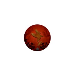 Elegant Decorative Bird 1  Mini Buttons by FantasyWorld7