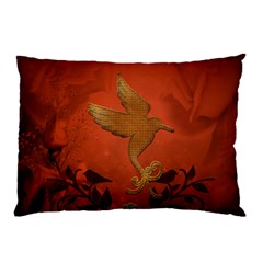 Elegant Decorative Bird Pillow Case by FantasyWorld7