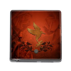 Elegant Decorative Bird Memory Card Reader (square 5 Slot) by FantasyWorld7