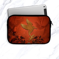 Elegant Decorative Bird Apple Ipad Mini Zipper Cases by FantasyWorld7