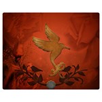 Elegant Decorative Bird Double Sided Flano Blanket (Medium) 