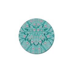 Lotus  Bloom Lagoon Of Soft Warm Clear Peaceful Water Golf Ball Marker by pepitasart