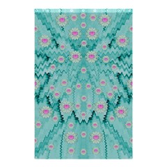 Lotus  Bloom Lagoon Of Soft Warm Clear Peaceful Water Shower Curtain 48  X 72  (small)  by pepitasart