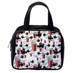 Movies And Popcorn Classic Handbag (one Side) by bloomingvinedesign