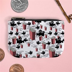 Movies And Popcorn Mini Coin Purse by bloomingvinedesign