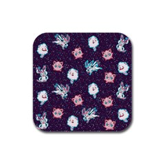 Fairy Type Rubber Square Coaster (4 Pack)  by Mezalola