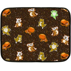 Ground Type Fleece Blanket (mini) by Mezalola