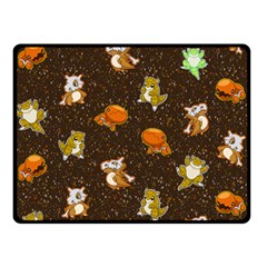 Ground Type Double Sided Fleece Blanket (small)  by Mezalola