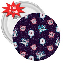 Fairy Type 3  Buttons (100 Pack) 