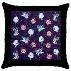 Fairy Type Throw Pillow Case (black)