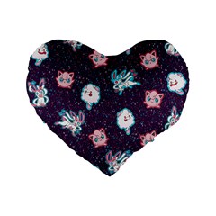 Fairy Type Standard 16  Premium Heart Shape Cushions by Mezalola