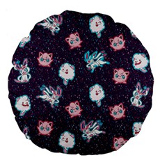 Fairy Type Large 18  Premium Flano Round Cushions