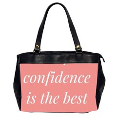 Self Confidence  Oversize Office Handbag (2 Sides) by Abigailbarryart