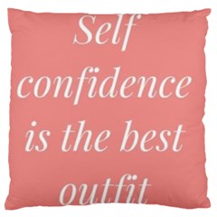 Self Confidence  Standard Flano Cushion Case (two Sides) by Abigailbarryart