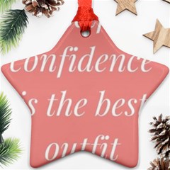 Self Confidence  Ornament (star) by Abigailbarryart