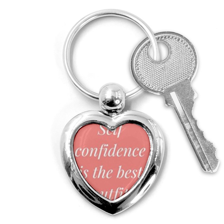 Self confidence  Key Chain (Heart)