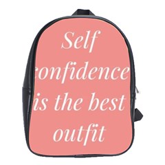 Self Confidence  School Bag (large) by Abigailbarryart