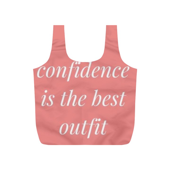 Self confidence  Full Print Recycle Bag (S)