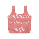 Self confidence  Full Print Recycle Bag (S) Back