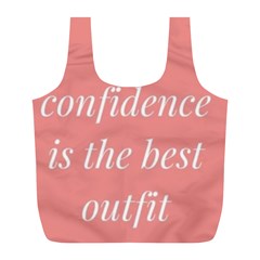 Self Confidence  Full Print Recycle Bag (l) by Abigailbarryart