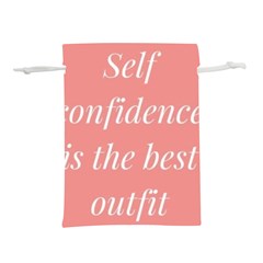 Self Confidence  Lightweight Drawstring Pouch (s)