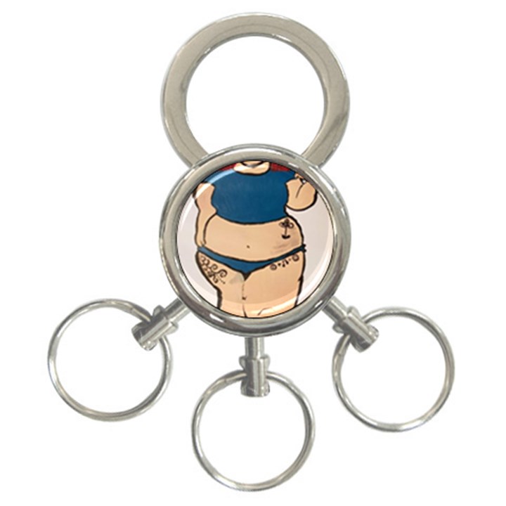 Sassy 3-Ring Key Chain