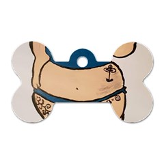 Sassy Dog Tag Bone (two Sides)