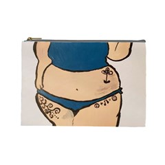 Sassy Cosmetic Bag (large) by Abigailbarryart