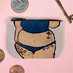 Sassy Mini Coin Purse by Abigailbarryart