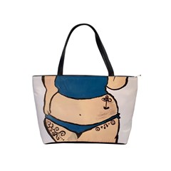 Sassy Classic Shoulder Handbag by Abigailbarryart