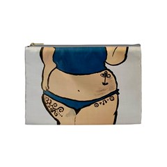 Sassy Cosmetic Bag (medium) by Abigailbarryart