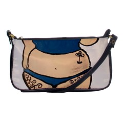 Sassy Shoulder Clutch Bag by Abigailbarryart