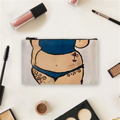 Sassy Cosmetic Bag (small) by Abigailbarryart