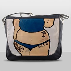 Sassy Messenger Bag by Abigailbarryart