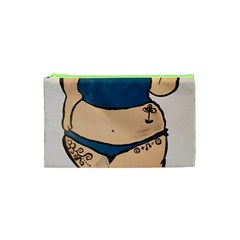 Sassy Cosmetic Bag (xs) by Abigailbarryart