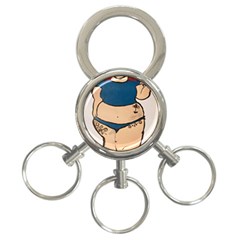 20190101 232308 3-ring Key Chain by Abigailbarryart