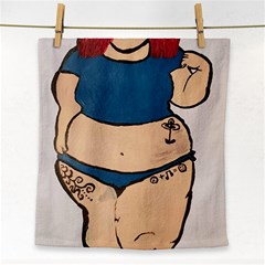 Sexy N Sassy Face Towel by Abigailbarryart