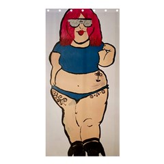 Sexy N Sassy Shower Curtain 36  X 72  (stall)  by Abigailbarryart