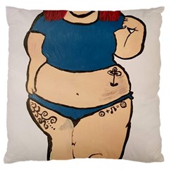 Sexy N Sassy Standard Flano Cushion Case (two Sides) by Abigailbarryart